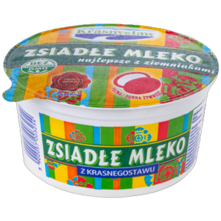 Zsiadłe mleko 400 g Zsiadłe mleko 400g