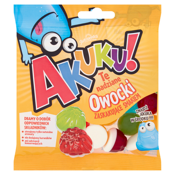 AKUKU! Te nadziane Owocki Żelki 90 g 94006_0_1746736893266.jpg