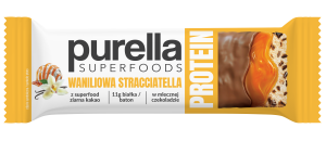 Purella baton proteinowy waniliowa stracciatella 45 g