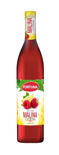 Fortuna Syrop o smaku malina z cytryną 440 ml 1218424.png
