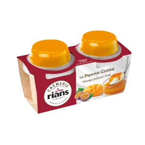 Panna Cotta Rians z mango i marakują 2x120 g