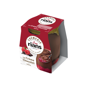 Deser krem czekoladowy z sosem malinowym Rians 1 x 125 g