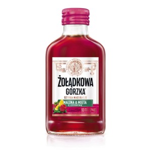 'Żołądkowa Gorzka Malina & Mięta z Cytryną 90 ml 28%