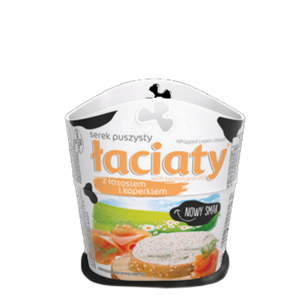 Serek Śmietankowy Puszysty Łaciaty z łososiem i koperkiem Łaciaty 150 g 125724487%2F49248768%2F874384.png