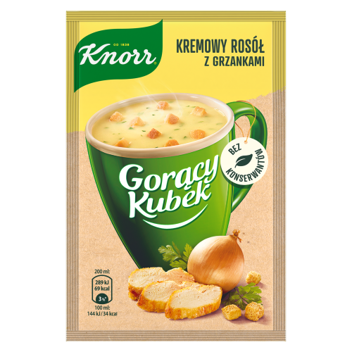 Knorr Gorący Kubek Krem z Kury z grzankami 16 g 1158671.png