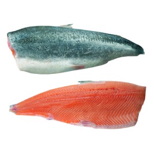 Łosoś filet ze skórą a-trym ok. 1,2-1,5 kg