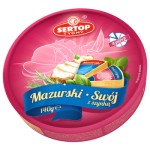 Produkt seropodobny topiony Mazurski Swój z szynką, krążek 140 g SERTOP