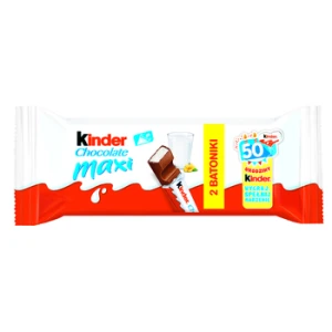 Kinder chocolate maxi, batonik z czekolady, 2szt, 42 g