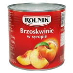 Brzoskwinie w syropie 2650 ml Rolnik