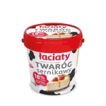 Twaróg sernikowy łaciaty 18% mlekpol 1 kg