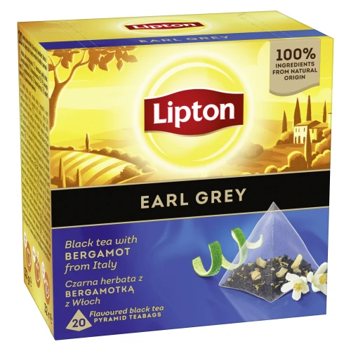 Lipton Piramidki Earl Grey 20TB Herbata Czarna Earl Grey Kawa lipton-piramidki-earl-grey-20tb-herbata-czarna-earl-grey-kawa