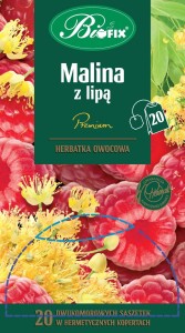 Bifix Premium Malina z Lipą Herbatka owoc. ekspr. 20x2 g