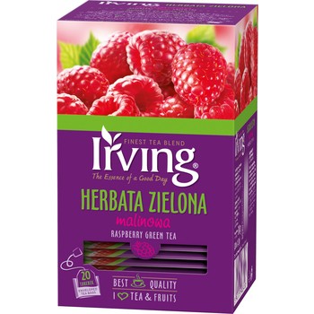 Irving Herbata zielona malinowa 20 torebek 30 g (20x1,5 g) 42170_0_1746735750349.jpg