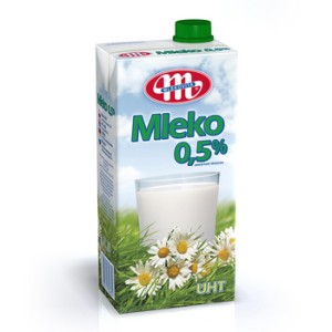 Mlekovita Mleko UHT 0,5% tłuszczu 1 l