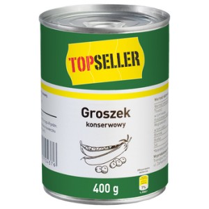 Topseller Groszek konserwowy 400 g