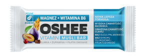 Oshee Vitamin Musli Bar Śliwka Żurawina 40 g