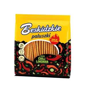 Beskidzkie Paluszki o smaku chili-limonka 180 g