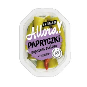 Allora Papryczki peperoni zielone z serkiem 150 g