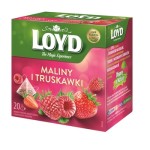 LOYD Maliny i truskawki 20 piramid. torebek (20x2 g)