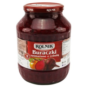 Buraczki zasmażane z cebulą 1,7 l/ 1,68 kg Rolnik