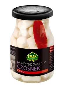 Marynowany czosnek z chili 190 g Smak