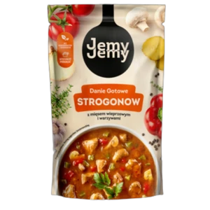 JemyJemy Danie gotowe Strogonow z mięsem wieprzowym i warzywami 360 g
