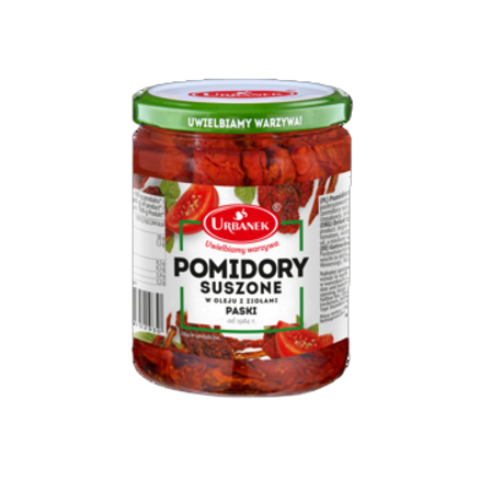 Pomidory suszone w oleju z ziołami paski 480 g/320 g Urbanek 126107330%2F10081586%2F465327.png