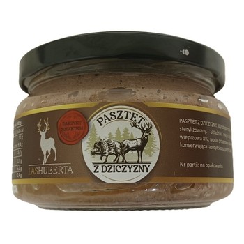 Las Huberta - Pasztet z dziczyzny - słoik 200 g 417066_0_1746743678335.jpg