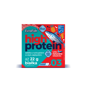 Evrafish Proteinowa sałatka z tuńczykiem w stylu azjatyckim 160 g