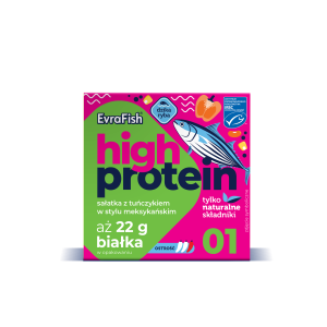Evrafish Proteinowa sałatka z tuńczykiem w stylu meksykańskim 160 g