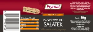 Przyprawa do sałatek w młynku 50 g Prymat