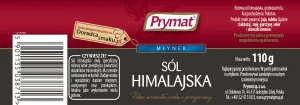 Prymat Sól himalajska w młynku 110 g