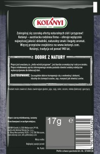 Kotányi Pieprz Czarny Młotkowany 17 g