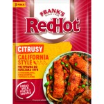 Przyprawa do kurczaka i ryb z cytrusową nutą , sosem sojowym i pieprzem cayenne Citrusy California Frnak's red hot 20 g