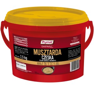 Musztarda czeska 2,5 kg Prymat GastroLine