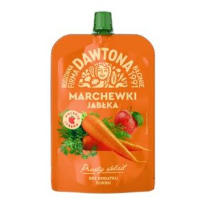 Dawtona Mus Marchewki jabłka 180 g