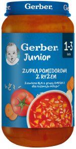 Gerber Zupka pomidorowa z ryżem 250 g