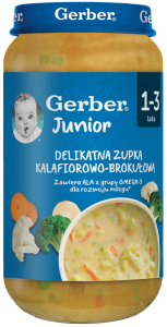 Gerber Delikatna zupka kalafiorowo-brokułowa 250 g