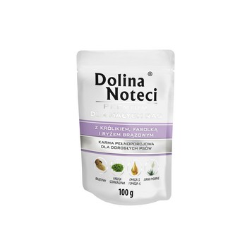 Dolina Noteci Premium Mokra karma dla psów małych ras z królikiem saszetka 100 g 384941_0_1746743075333.jpg