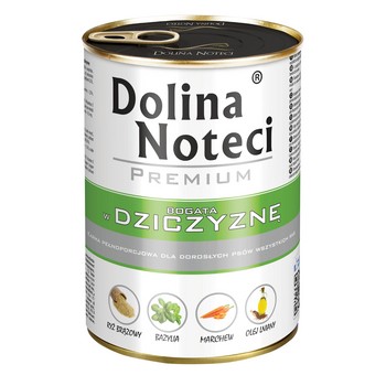 Dolina Noteci Premium Mokra karma dla psów dziczyzna puszka 400 g 296682_0_1746741224452.jpg