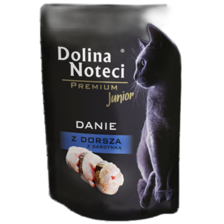 Dolina Noteci Premium Mokra karma Junior dla kociąt danie z dorsza z sardynką 85 g 126107783%2F10515955%2F408699.png