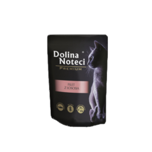 Dolina Noteci Premium Mokra karma saszetka dla kota filet z łososia 85 g
