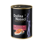 Dolina Noteci Mokra karma Junior dla kota puszka łosoś 400 g