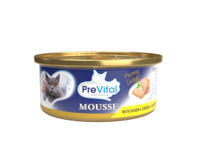 PreVital mini puszka - Mus dla dorosłych kotów z kurczakiem 85 g