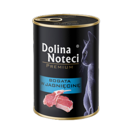 Dolina Noteci Premium Mokra karma puszka dla kota jagnięcina 400 g 126107806%2F46039616%2F374892.png