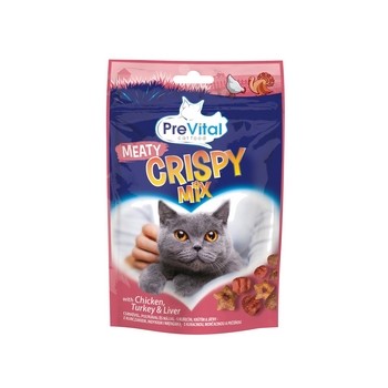 PreVital przekąska - Crispy Mix z kurczakiem, indykiem i wątróbką 60 g 475143_0_1746744781689.jpg