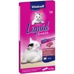 Vitakraft CAT LIQUID SNACK 6x15 g wątróbka+biotyna