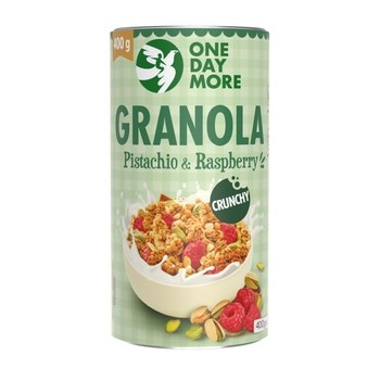 OneDayMore Granola Pistacja & Malina 400 g 443445_0_1746744195790.jpg