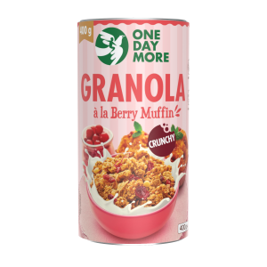 OneDayMore Granola à la Berry Muffin 400 g