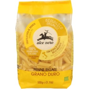 MAKARON (SEMOLINOWY) PENNE BIO 500 g - ALCE NERO